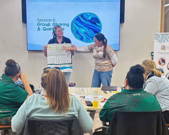 Group sharing session led by CNS educators at the New South Wales masterclass. 