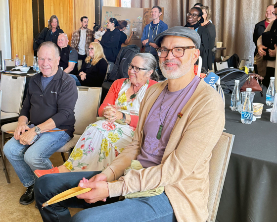 Our international visitors with CNS researchers at the Tristate Education Forum. 